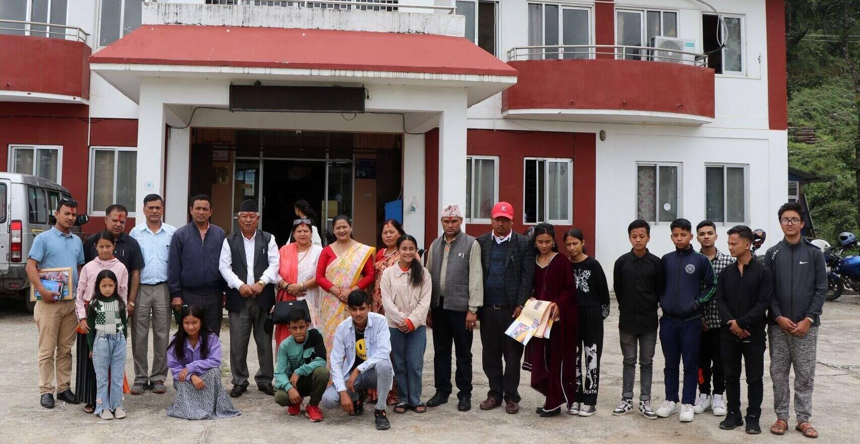 बालमैत्री नगर बनाउन नमोबुद्धको टोली भीमेश्वरमा